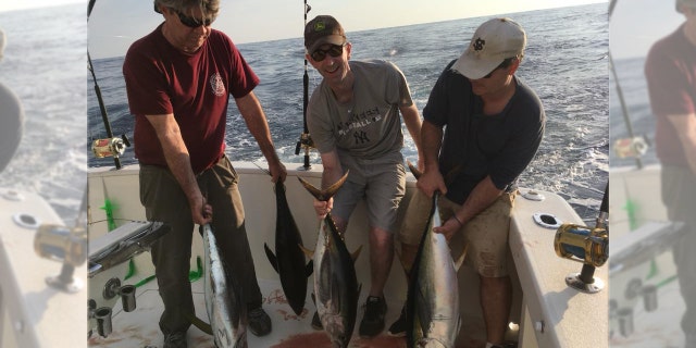 Despite the setback, the group was able to reel in at least a few WHOLE fish.