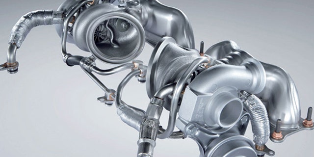 BMW’s twin-turbocharger from the N54 3.0L straight-six