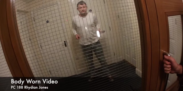 Tony Buttigieg, 36, was seen waving the knives around and making threats to harm himself and responding police officers.