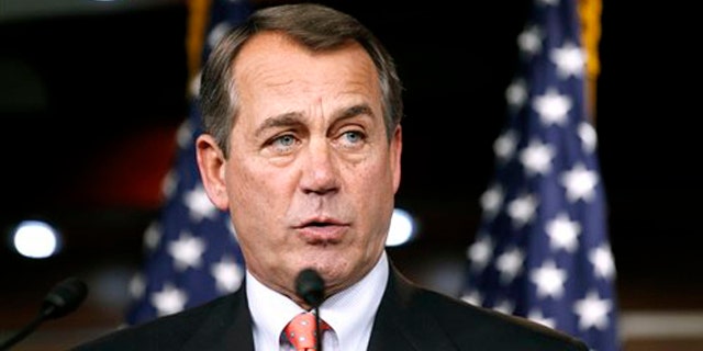 House Minority Leader John Boehner speaks at a news conference on Capitol Hill Dec. 2. (AP Photo)