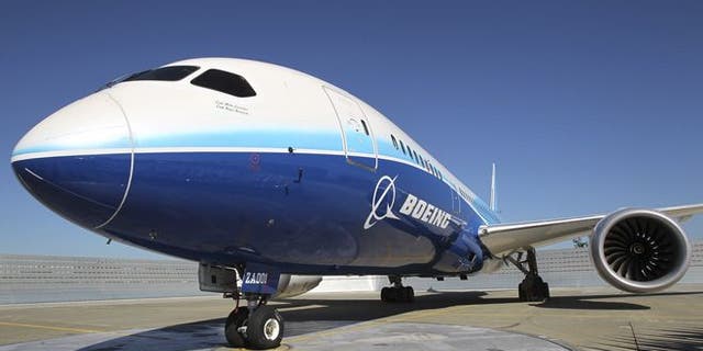 Aug. 26, 2011: A 787 Dreamliner sits on the tarmac at Boeing Commercial Airplanes manufacturing facilities at Paine Field, Everett, Washington during the jetliner's certification event.