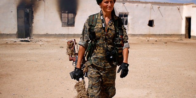 Böhman is pictured in Syria in May 2016.
