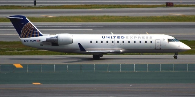 The flight was en route to Washington Dulles International Airport when it was hit with bad weather from a powerful nor’easter bringing up to 70 mph winds, rain and snow.