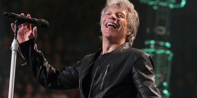 In this Friday, March 31, 2017, file photo, Jon Bon Jovi of the band Bon Jovi performs in concert during their "This House Is Not for Sale Tour" at The Wells Fargo Center in Philadelphia. The group was performing at PPG Paints Arena in Pittsburgh on Wednesday, April 5, 2017, when Jon Bon Jovi told the audience he has had a cold since Saturday night and wrapped things up after 90 minutes of the expected two-and-a-half hour show.