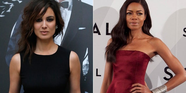 French actress Berenice Marlohe, left, and British actress Naomie Harris, right, are both featured in the new James Bond film 'Skyfall.'