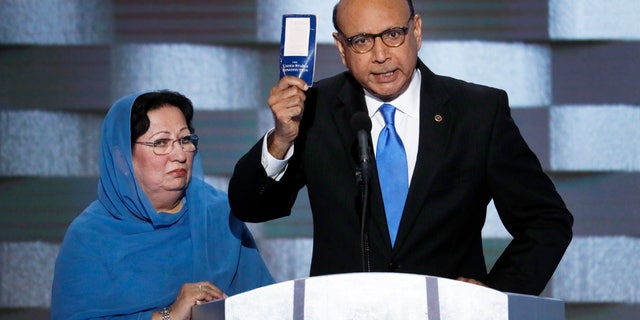 Khizr and Ghazala Khan spoke out against President Trump at the 2016 Democratic National Convention.