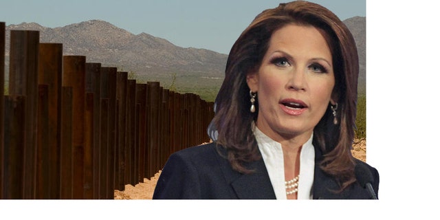 Minnesota Rep. Michele Bachmann increasingly is making immigration a central issue of her campaign to be the GOP nominee in the presidential election. She vows that if elected president, she will have a super-fence along the U.S.-Mexican border.