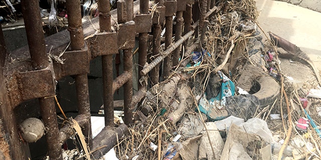 The Mexican Cartel uses this vent, which toxic waste and sewage passes through, to traffic drugs and humans to the US from Mexico.