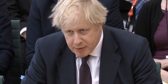 Britain's Foreign Secretary Boris Johnson is seen in Portcullis House, London, March 21, 2018.
