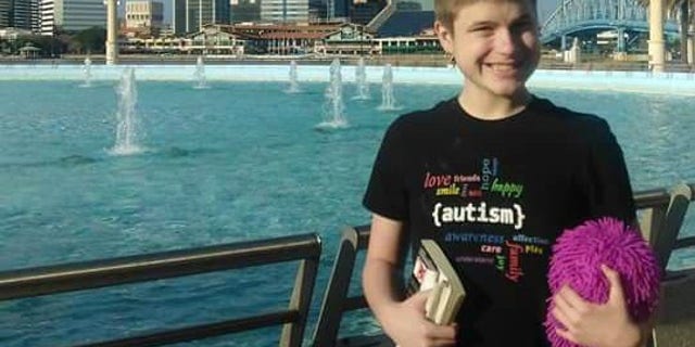 CJ, 17, has autism and is non-verbal, his mom, Amanda Miller, says.