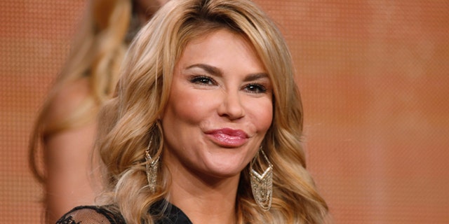 January 16, 2015. Brandi Glanville at the TCA presentations in Pasadena, California.