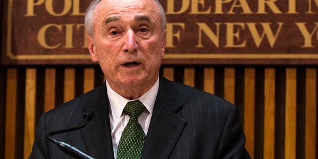 FILE: New York City Police Commissioner William Bill Bratton said he called former tennis player James Blake to apologize for an incident on Wednesday outside a New York hotel.