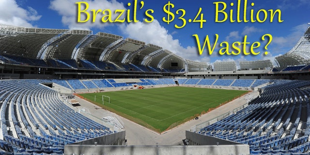 NATAL, BRAZIL - DECEMBER 08: A general view of the of the Arena Das Dunas venue for the FIFA 2014 World Cup Brazil on December 8, 2013 in Natal, Brazil. (Photo by Shaun Botterill/Getty Images)