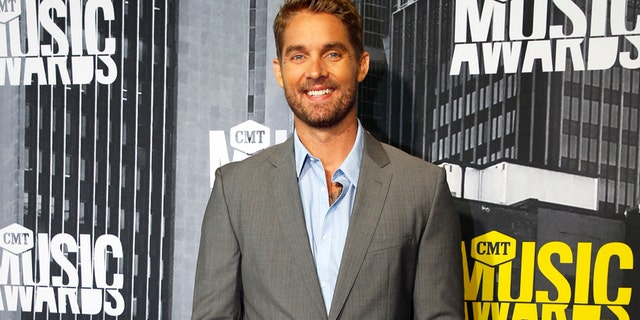 Brett Young arrives at the 2017 CMT Music Awards in Nashville, Tennessee, on June 7, 2017.