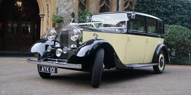 The Rolls Royce purchased as new by Alfred Shread, and then used 84 years later by his great great niece to take her to her wedding. See MASONS story MNROLLS; A bride arrived at church in a vintage Rolls Royce that belonged to a long-lost relative - after discovering it while researching her family history. Eliose Britcher, 31, stumbled upon a mention of the classic car while reading up on her great-great uncle Alfred Shread. The wealthy fruit and veg wholesaler had bought the car in 1934, before it passed into the hands of a former spitfire pilot. But it was when Eloise was searching for information about her ancestor that she found the motor for hire by a wedding car company.