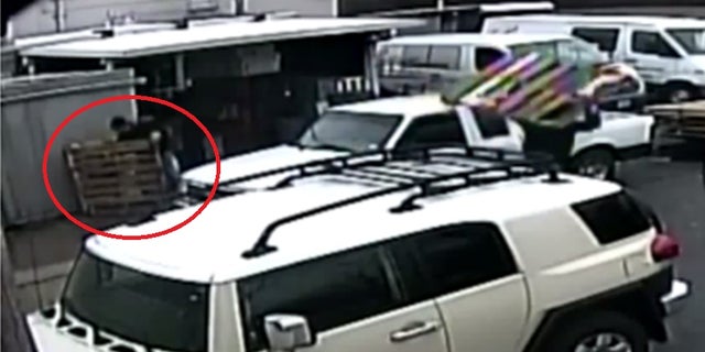 A catering business outside of St. Louis said a man stole raw beef from their walk-in cooler on March 6.