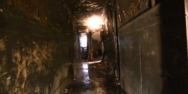 The hallway of 2363 Prospect Ave in the Bronx.