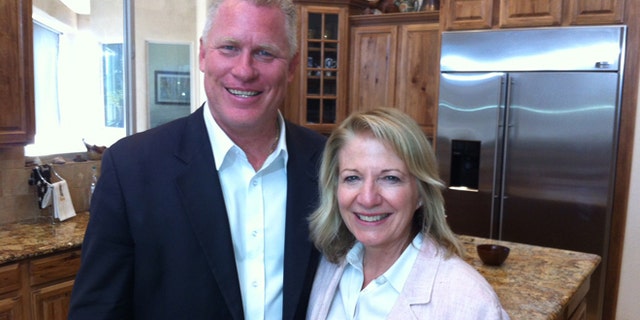 Turi, shown here with Fox News' Pamela Browne during an exclusive interview.