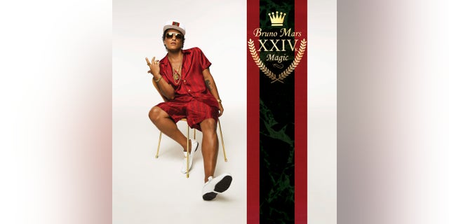 This cover image released by Atlantic Records shows, "24K Magic," the latest release by Bruno Mars. Mars, 31, said the album was inspired by his love for R&amp;B acts like New Edition, Boyz II Men and Jodeci. (Atlantic Records via AP)