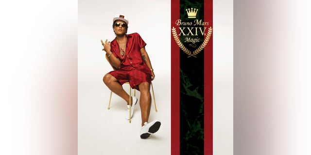 This cover image released by Atlantic Records shows, "24K Magic," the latest release by Bruno Mars. Mars, 31, said the album was inspired by his love for R&B acts like New Edition, Boyz II Men and Jodeci. (Atlantic Records via AP)