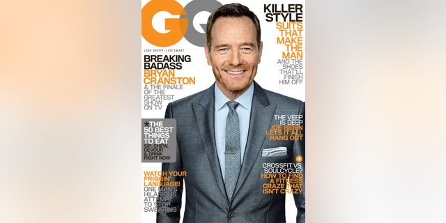 Bryan Cranston appears on the August 2013 issue of GQ.