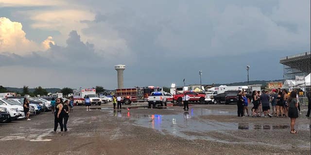 Fourteen people were injured and received care onsite before going to nearby hospitals, a statement said, adding that two individuals have since been released.