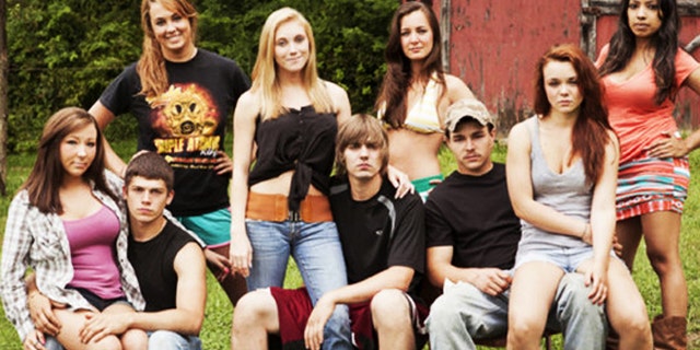 The cast of 'Buckwild.' Shain Gandee is third from the right.