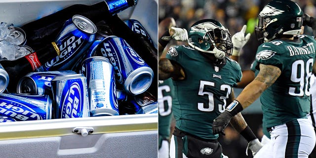 The people at Bud Light have been hinting at plans to distribute free beer to Eagles fans if the team wins its first Super Bowl championship.
