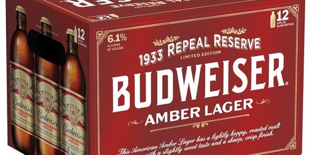 As emblazoned on the side of the 1933 Repeal Reserve case, the new Bud will boast an abv of 6.1 percent.