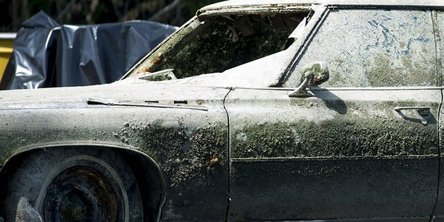 submerged car