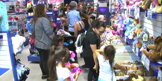 Those who were able to get in the stores said the promotion was worth the wait.