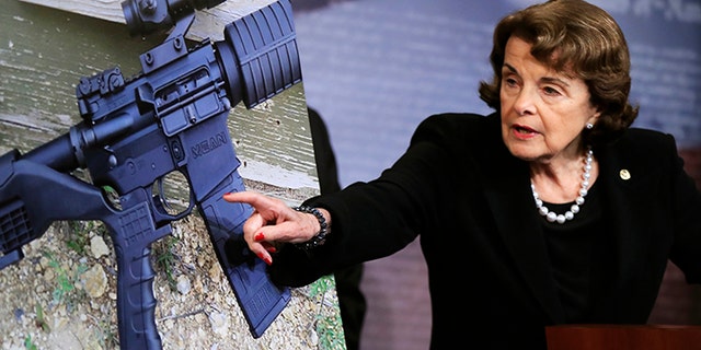 Feinstein said only broader legislation would be effective in outlawing "bump stocks" like the Las Vegas gunman used.