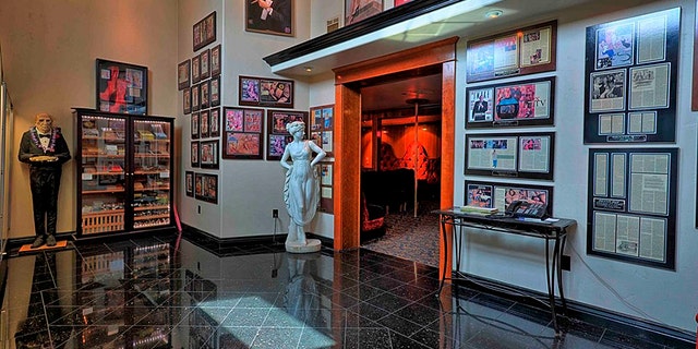 (The lobby of the famous Nevada brothel Bunny Ranch. Credit: Yelp)
