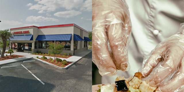Burger King says the woman was an off-duty worker at the Jacksonville restaurant, but admits the incident "should not have happened."