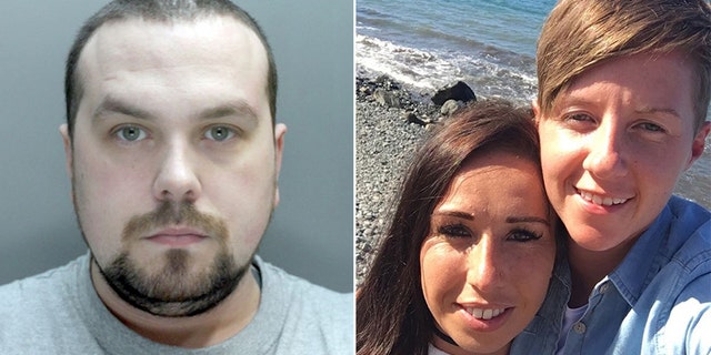 Andrew Burke, left, has been sentenced to 26 years in prison for killing Cassie Hayes, right, who was in a relationship with his ex-girlfriend, Laura Williams, center.