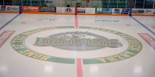 A photo of the arena where the Humboldt Broncos play in Saskatchewan, Canada.