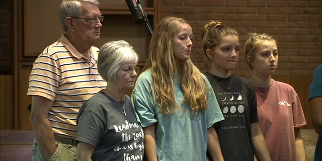 Family of 17-year-old Sarah Harmening, who was killed in a bus crash on Thursday.