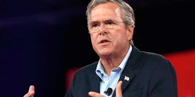 Republican presidential candidate, former Florida Gov. Jeb Bush, speaks at the Defending the American Dream summit hosted by Americans for Prosperity, Friday, Aug. 21, 2015, at the Greater Columbus Convention Center in Columbus, Ohio. (AP Photo/Paul Vernon)