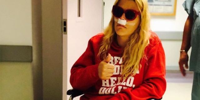 Busy Philipps revealed she had sinus surgery on Sunday.