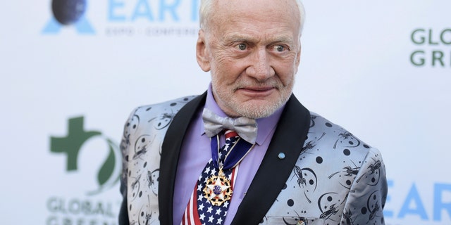 Edwin "Buzz" Aldrin was the second man to step foot on the moon 50 years ago. He is now calling for the U.S. to focus on bringing humans to the moon and further -- to Mars.