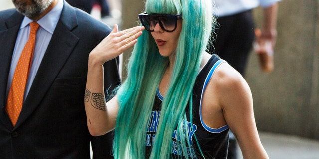 July 9, 2013. Actress Amanda Bynes arrives for a court hearing at Manhattan Criminal Court in New York.