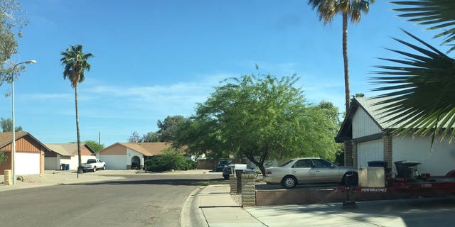 The scene of the kidnapping attempt in Chandler.