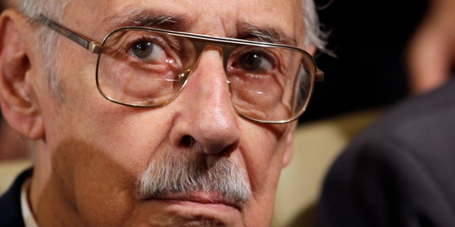 Dec. 22: Former Argentine dictator Jorge Rafael Videla attends the last day of his trial for crimes against humanity in Cordoba, Argentina.