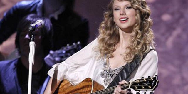 Jan. 31: Taylor Swift performs at the 52nd annual Grammy Awards in Los Angeles.