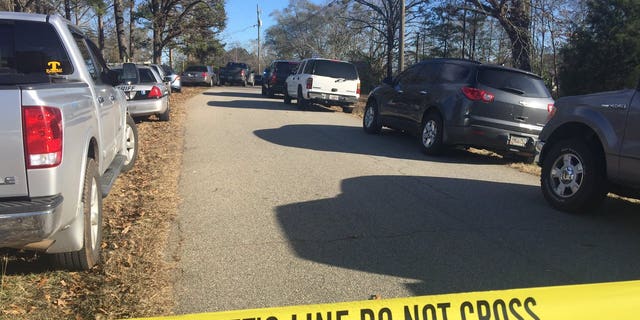 The shooting scene in Troup County.