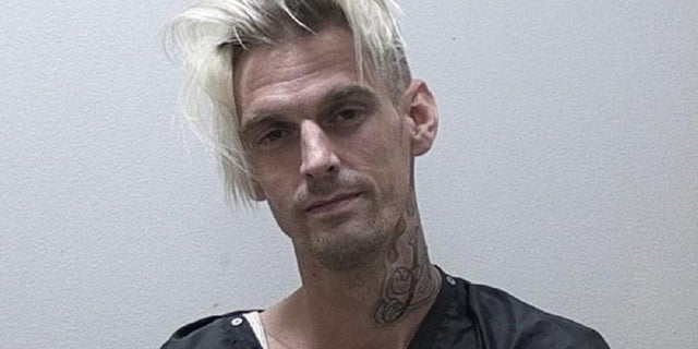 This undated photo provided by the Habersham County Sheriff's Office shows Aaron Carter. Authorities say singer Aaron Carter and his girlfriend have been arrested on DUI and drug charges in Georgia. Habersham County Sheriff's Office spokesman Capt. Floyd Canup says the 29-year-old Carter and Madison Parker were arrested Saturday, July 15, 2017. Carter is accused of drunken driving and possession of less than 1 ounce of marijuana and paraphernalia. (Habersham County Sheriff's Office via AP)