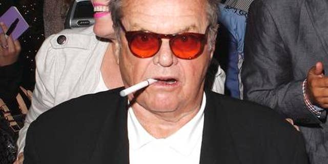 Jack Nicholson must be taking his health into consideration as the aging legend was seen smoking an electronic cigarette at Mr. Chow. August 2, 2012 X17online.com
