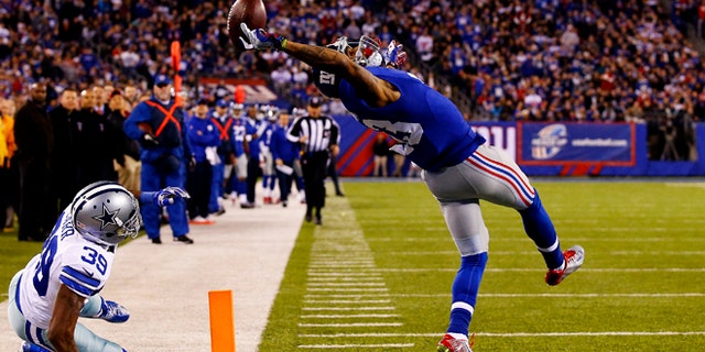This catch against the Dallas Cowboys in his rookie year established Beckham as one of the best young receivers in football.