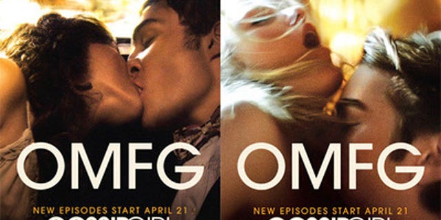 Ads for the CW's show "Gossip Girl," which critics argue are saturated with sexual imagery. "OMFG" means "Oh My F---ing God."