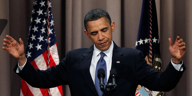 President Barack Obama speaks at Cooper Union in New York April 22, 2010.